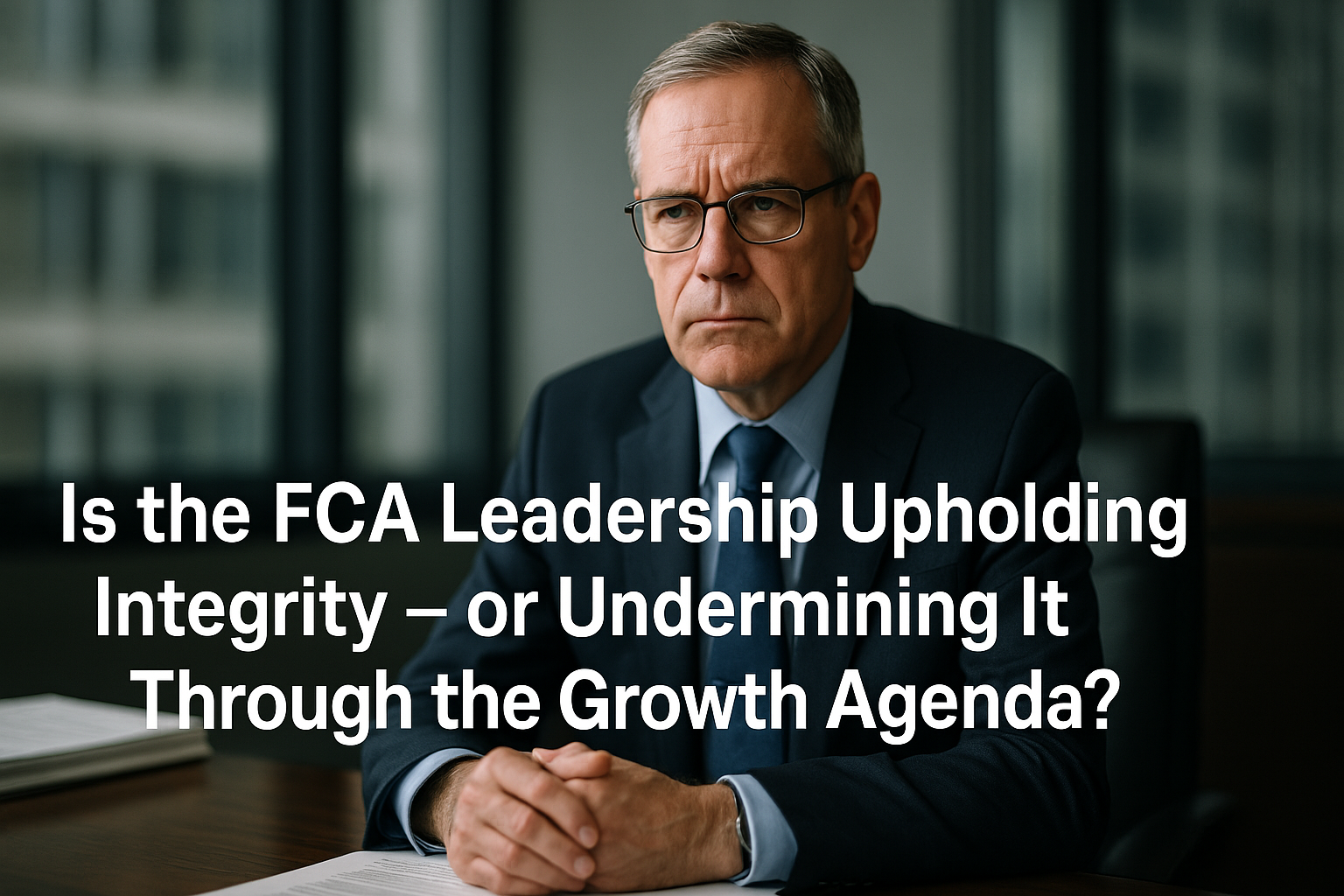 FCA upholding integrity?
