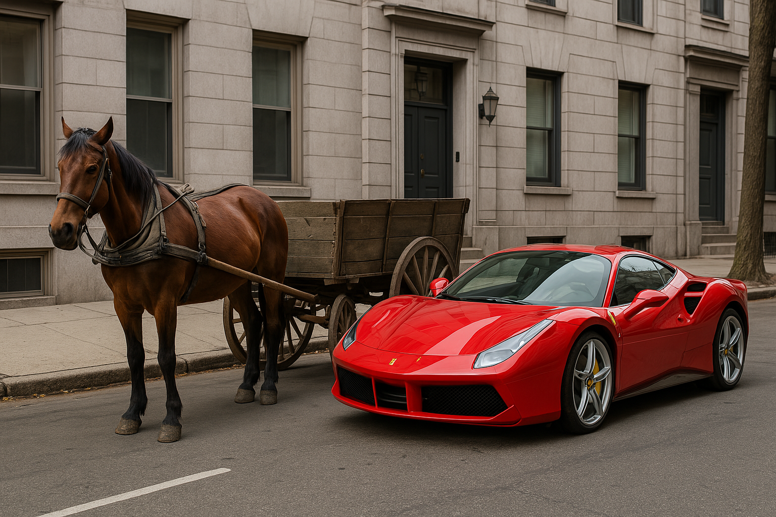 EarHorse and cart versus Ferrarin while you sleep
