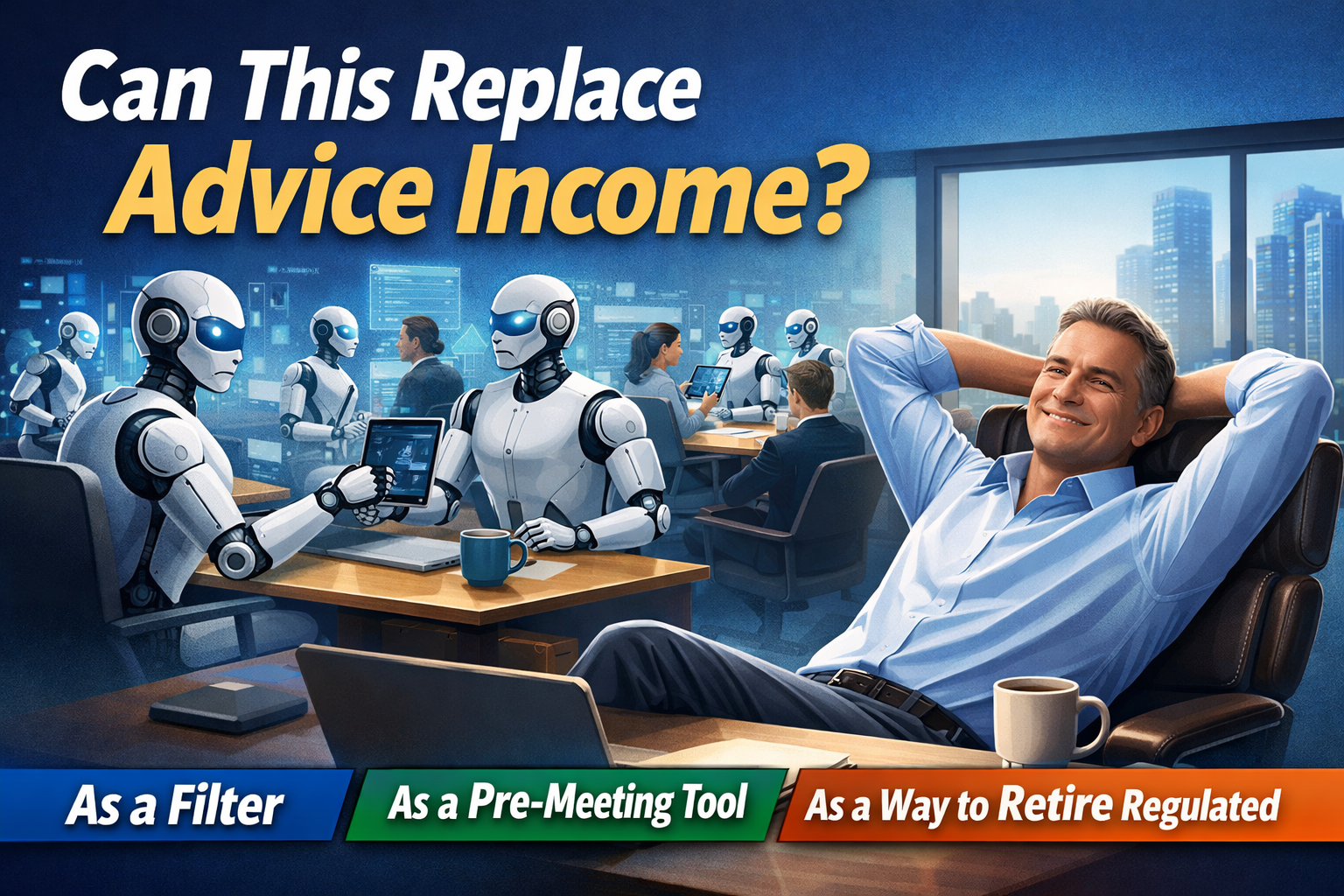 Can AI-supported advice replace advice income