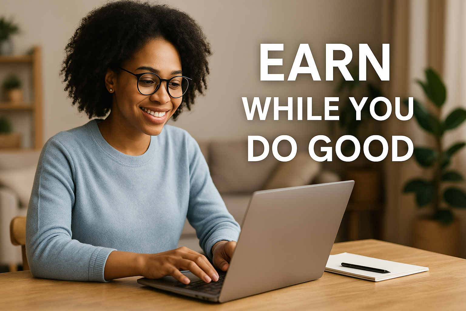 Earn while you do good