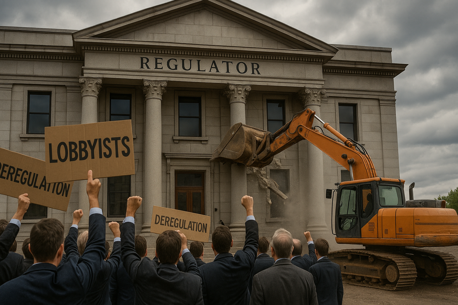 Regulation demolished.