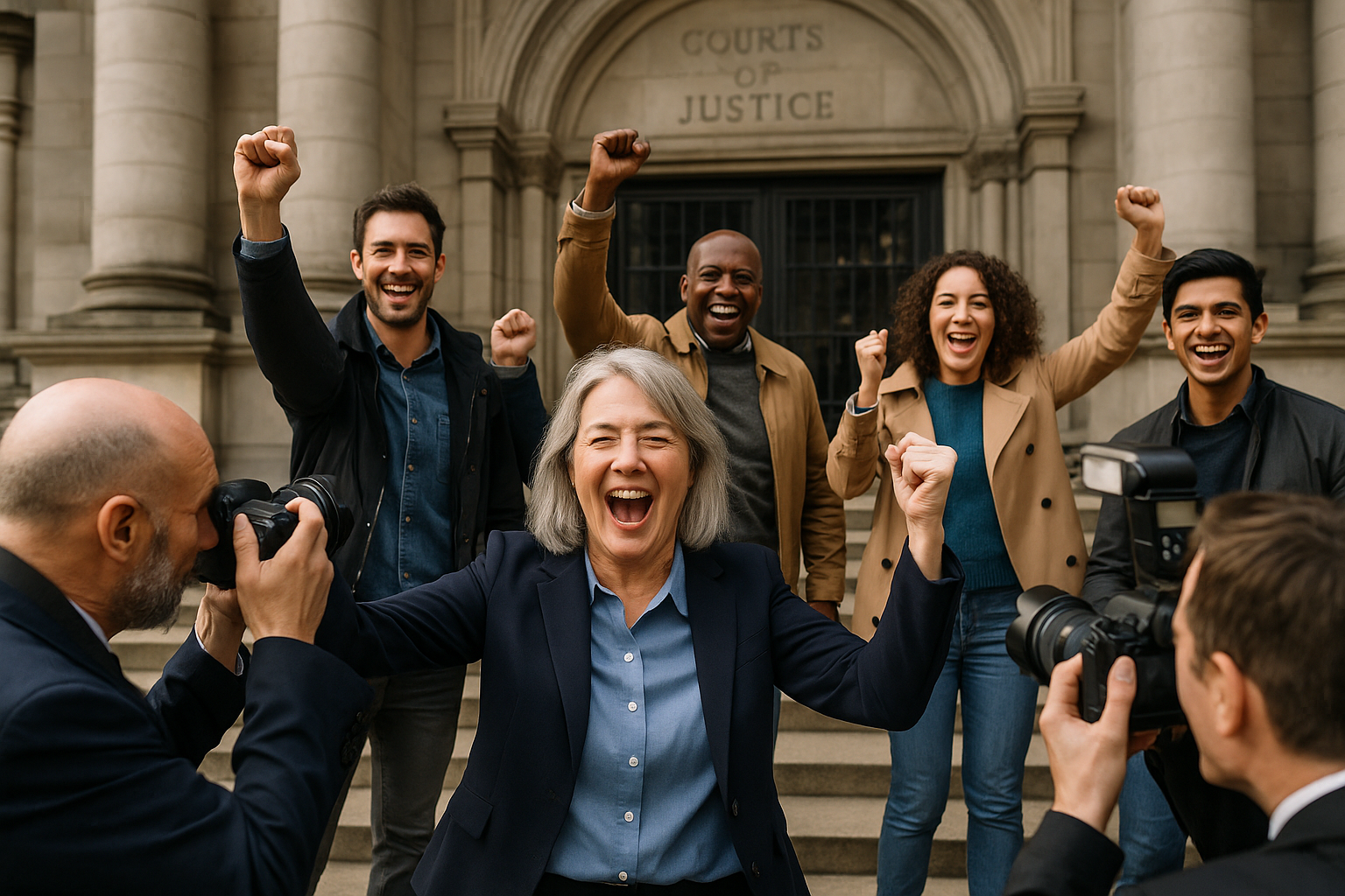 Winning a court case