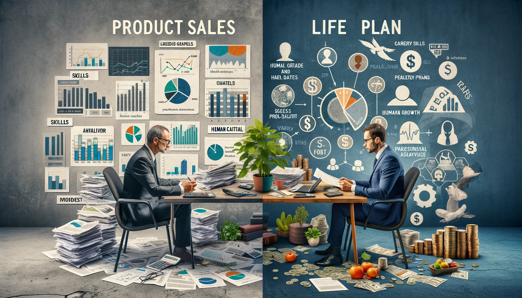 Product sales or life plan